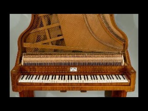 Lyraflügel um 1848 - Bayerisches Nationalmuseum München - Felix & Fanny Mendelssohn - Franz Liszt